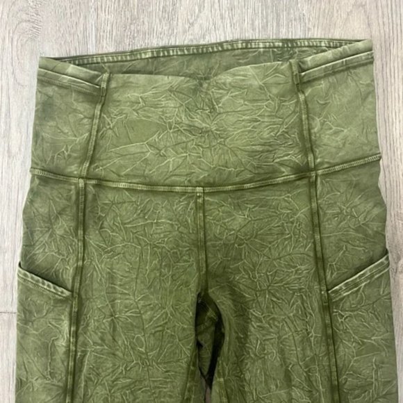 Lululemon 2020 Fast and Free High Rise Tight 25" *Ice Dye size 4 - Picture 10 of 14